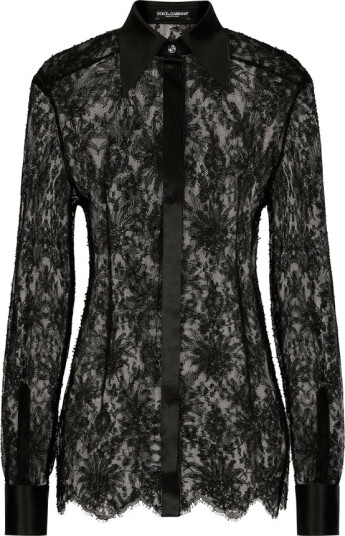 Dolce & Gabbana Dame Bluser & Skjorter Svart M,