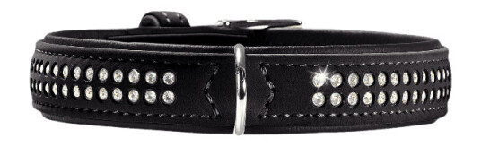 Hunter Softie Deluxe XS 35cm Hundehalsbånd i Kunstskinn - Sort Hunter Softie Deluxe XS 35cm Hundehalsbånd i Kunstskinn - Sort