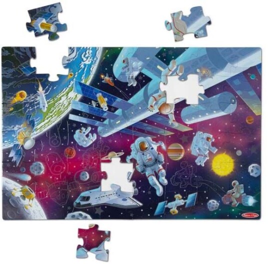 Melissa & Doug Outer Space Glow-In-The-Dark 48 Stykker Verdensrommet 3 År Melissa & Doug Outer Space Glow-In-The-Dark 48 Stykker Verdensrommet 3 År