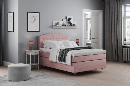 Sengegavl Abelie 140 cm Buet Rosa