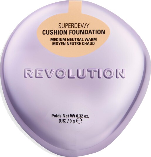 Revolution Beauty Superdewy Cushion Foundation Glødende med Medium Dekning Revolution Beauty Superdewy Cushion Foundation Glødende med Medium Dekning