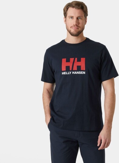 Helly Hansen HH Logo 3.0 T skjorte Herre Marineblå Marineblå 4XL