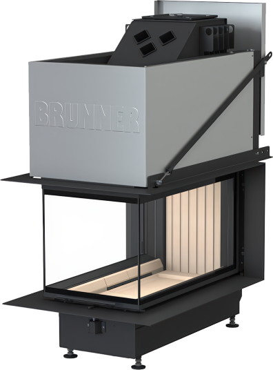 Brunner BKH 5.0 (45 80 45 80) Peisinnsats Svart Romdeler m/ hevedør