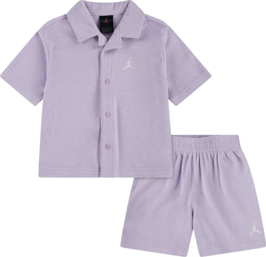 Jordan Shorts Sett Frotté Violet Mist Jordan 24 md Shorts Lilla