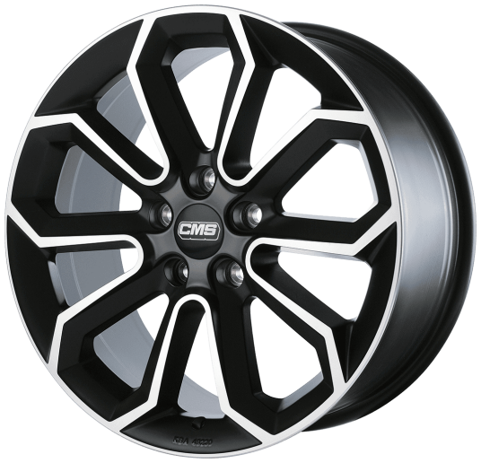 CMS C20 Matt Black Polished 8Jx19 5/112 ET50 B57.1