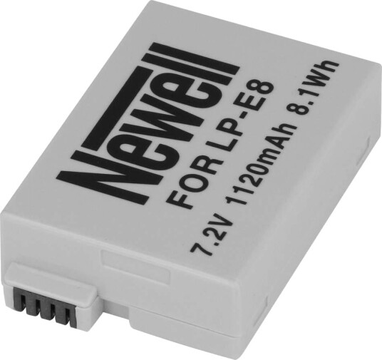 Newell LP-E8 erstatningsbatteri for Canon EOS 550D, 600D, 650D, 700D