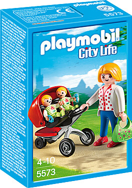 Playmobil City Life - Mor med tvillingvogn