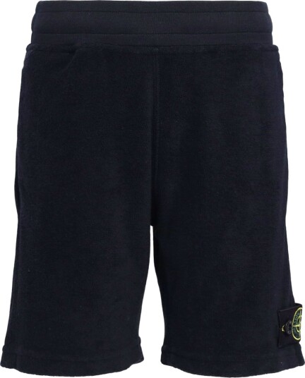 Stone Island Shorts Frotté Navy Blue Stone Island 14 år 164 Shorts Blå