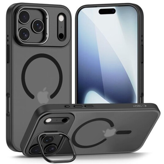 Tech Protect iPhone 17 Pro MagStand MagSafe Deksel   matt svart
