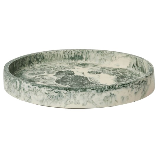 Ferm Living Mist Brett Ø20 cm Emerald Off white Ferm Living Mist Brett Ø20 cm Emerald Off white
