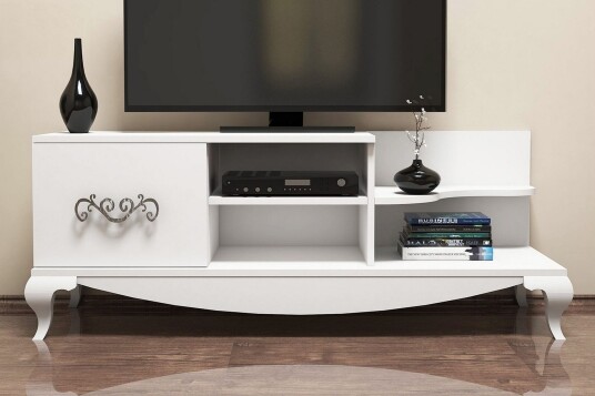 Hovdane TV-Benk 130 cm - Hvit