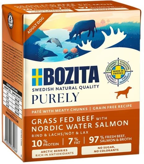 Bozita Purely Paté Laks 370 g Våtfôr til Hund Bozita Purely Paté Laks 370 g Våtfôr til Hund