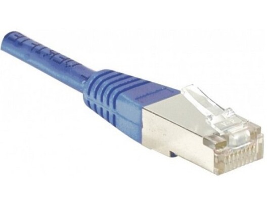 Exc Network Cable | Cat 6 | F/Utp | Patch Round (Standard) | Black | 10M | Copper
