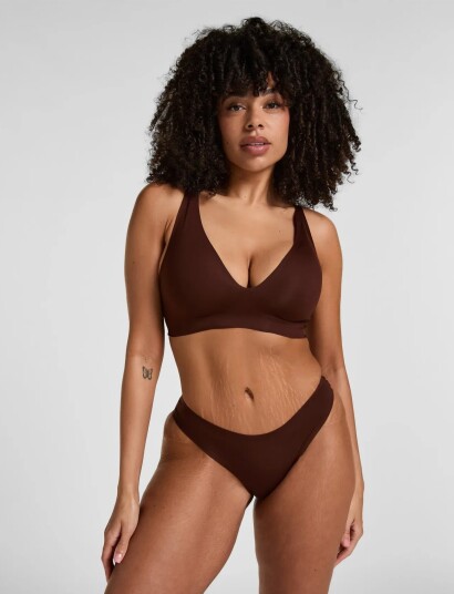 Hunkemöller Ultimate Comfort Braz R Brown XXL