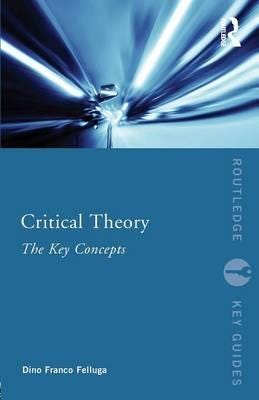 Critical Theory: The Key Concepts Av Dino (Purdue University Purdue University) Felluga