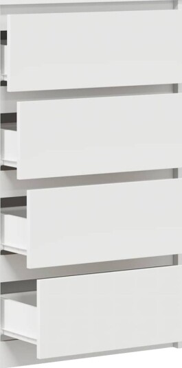 vidaXL Skjenk hvit 60x35x98,5 cm konstruert tre vidaXL Skjenk hvit 60x35x98,5 cm konstruert tre