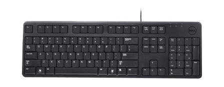 DELL KB212-B QuietKey - tastatur - Tysk