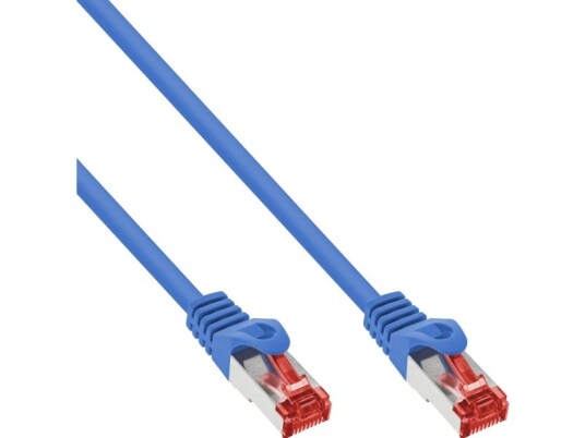 Inline 4043718231560 0,25 M Cat6 S/Ftp S-Stp Rj-45 Rj-45 Blå