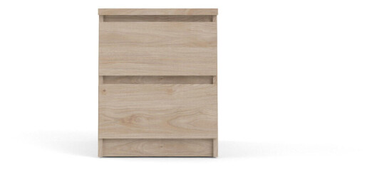 Nada nattbord 2 skuffer Hickory dekor.