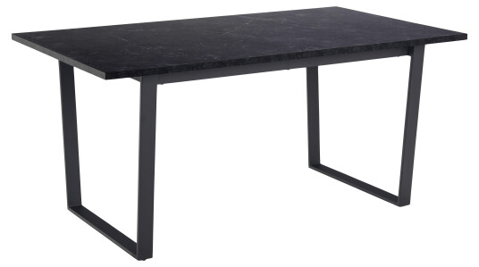 Amble spisebord svart marmor print.