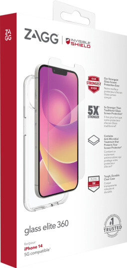 Zagg Invisibleshield Glass Elite 360 Iphone 14 Blank