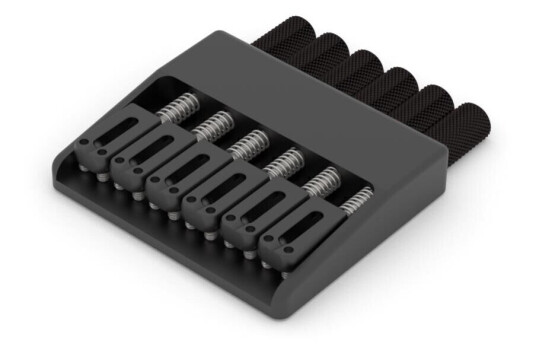 Hipshot 6-String Guitar Headless System - Svart