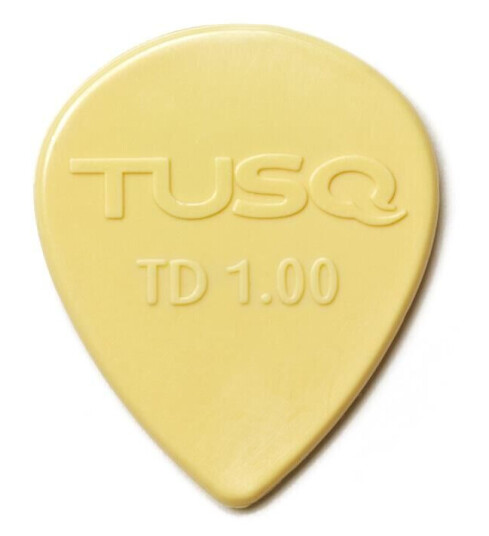Graph Tech Tusq Tear Drop Picks 72 Pcs., Vintage Hvit, 1.00 Mm