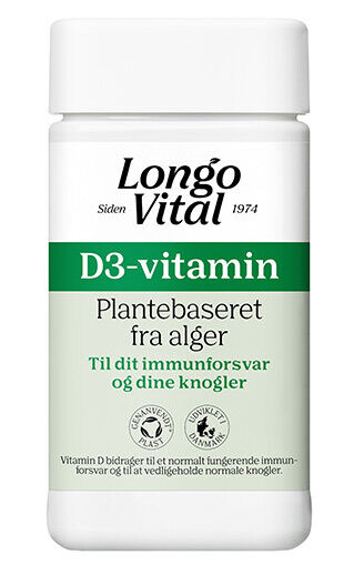 Longo Vital D3-vitamin 180 Tabletter Longo Vital D3-vitamin 180 Tabletter