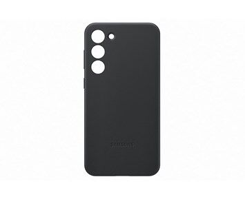 Samsung S23 Plus Leather Case - Black