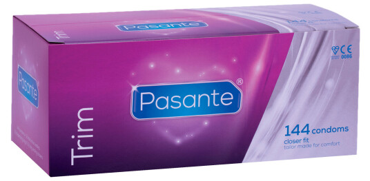 Pasante Trim Kondomer 144 stk - Klar Pasante Trim Kondomer 144 stk - Klar