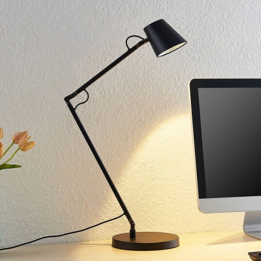Lucande Tarris LED-bordlampe, svart