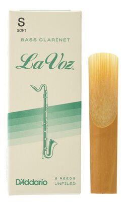 DAddario Woodwinds La Voz Bass Clarinet S
