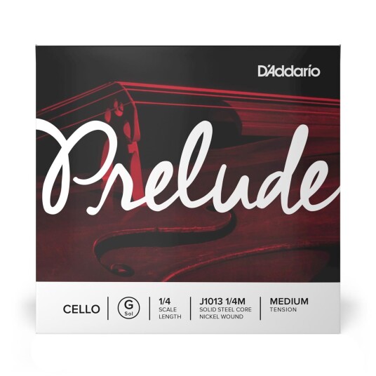 D'Addario J1013 1/4m Prelude Cello G 1/4 /medium Tension D'Addario J1013 1/4m Prelude Cello G 1/4 /medium Tension