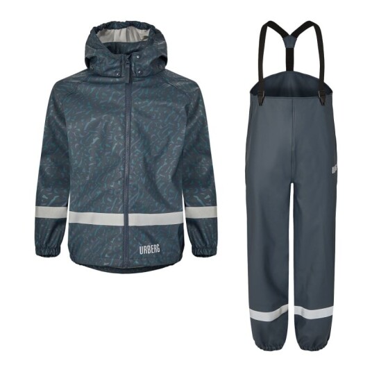 Urberg Malme PU Rain Set Jr. 98/104, Midnight Navy Urberg Malme PU Rain Set Jr. 98/104, Midnight Navy