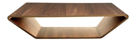Swedese Brasilia salongbord valnøtt naturlakk, 120 x 120 cm