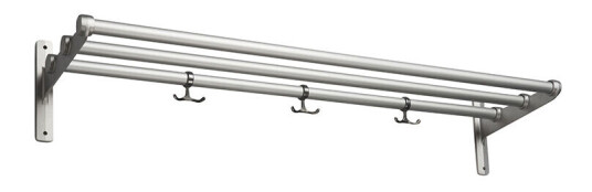 Essem Design Nostalgi sko- eller hattehylle aluminium, aluminiumsstativ