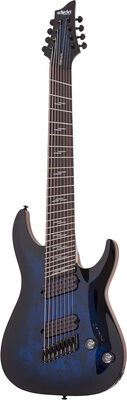 Schecter Omen Elite-8 MS Blå Burst Schecter Omen Elite-8 MS Blå Burst