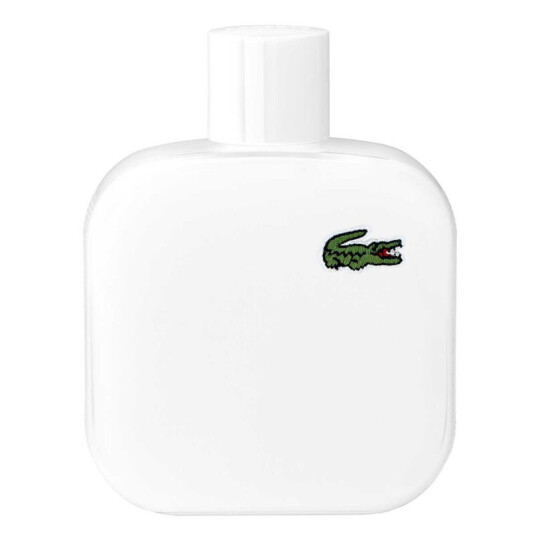Lacoste L.12.12 Blanc Eau de Toilette for Men 100ml - Frisk Duft med Toppnoter av Kardemomme og Grapefrukt