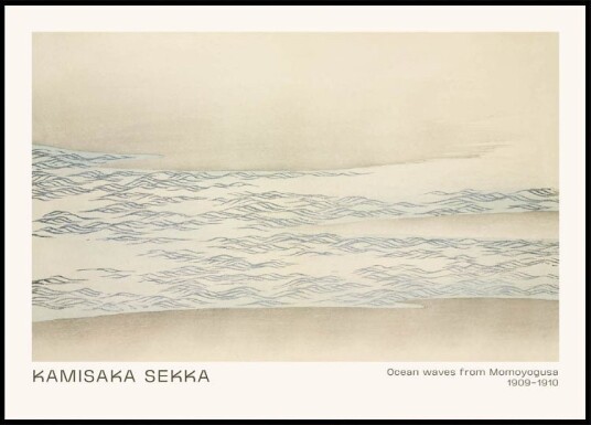 Gentle Ocean Waves Art Plakat Plakat / 100x150cm