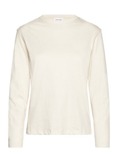 Enkel Studio Basic O Neck Tee L/S   Cream   L