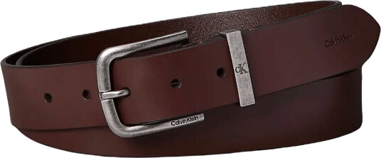 Calvin Klein Seasonal Logo Tumbled 35Mm Fixed   Brown   90 x 90