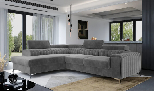 Laurece Sjeselongsofa Venstre Grå Laurece Sjeselongsofa Venstre Grå