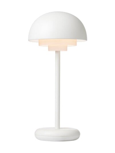 Toscana bordlampe oppladbar 5,5W IP44 Dimbar Hvit