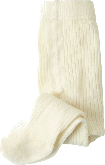 Lil" Atelier Strømpebukser - Ull - NbnRakel - Turtedove - Lil Atelier - 50/56 - Strømpebukser Beige Hvit - 50-56