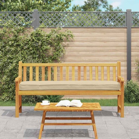 vidaXL Pallet Pute Sett 2 stk. Oxford Stoff Beige 180 x 40 x 8 cm
