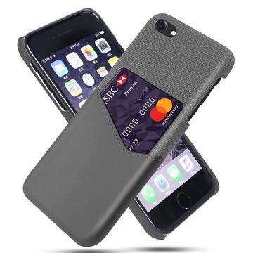 iPhone 7/8/SE (2020)/SE (2022) KSQ Deksel med Kort Lomme Grå