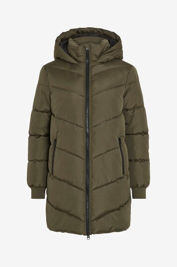 Vila Kåpe viMilja L/S Padded Coat Grønn Vila Kåpe viMilja L/S Padded Coat Grønn