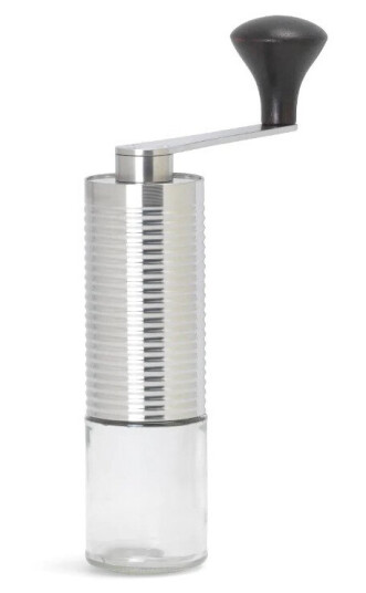 mill-one Compact Manual Coffee Grinder - Brushed Silver mill-one Compact Manual Coffee Grinder - Brushed Silver