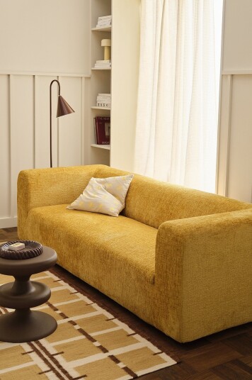 Ellos Home Sofa Sanaletta 3 seters Gul Ellos Home Sofa Sanaletta 3 seters Gul