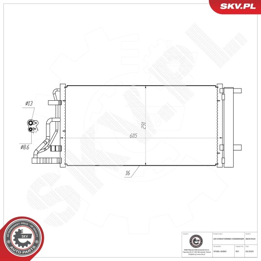 Kondensator ESEN SKV 86SKV624